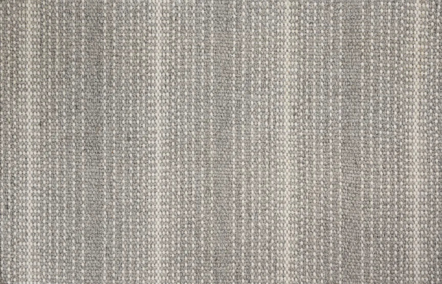 Broadloom carpet swatch in a stripe pattern in a grey design