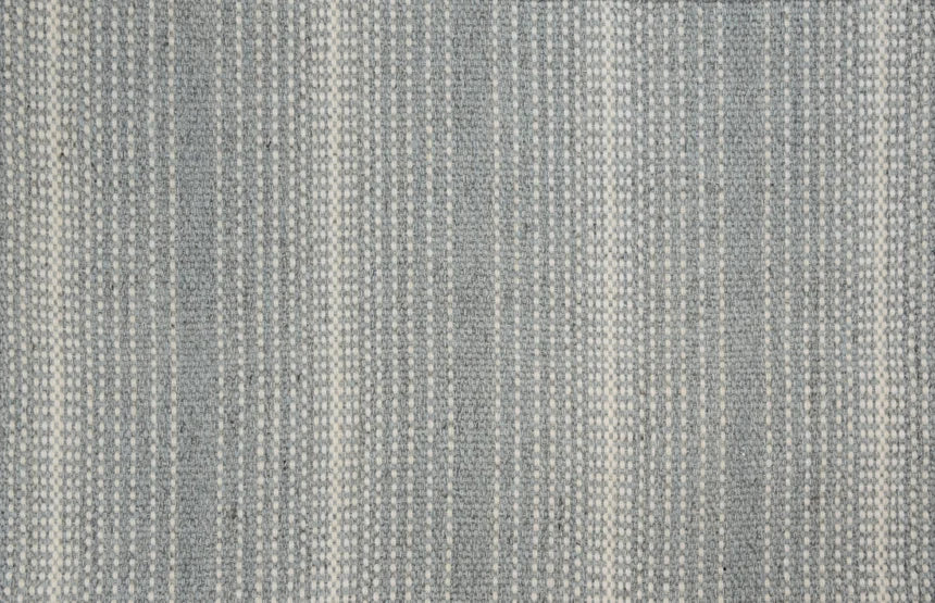 Broadloom carpet swatch in a stripe pattern in a light grey design