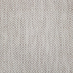 Broadloom carpet swatch in a geometric pattern in a grey design