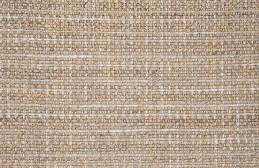 Broadloom carpet swatch in a textured pattern in a tan design