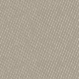 Detail of wallpaper in a small-scale dot and dash pattern in cream and gray on a light gray field.