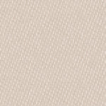 Detail of wallpaper in a small-scale dot and dash pattern in tan and white on a cream field.