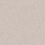 Detail of wallpaper in a small-scale dot and dash pattern in white and gray on a cream field.