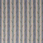 Striped flatweave runner in blue