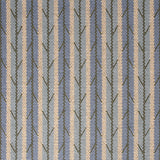 Striped flatweave runner in blue