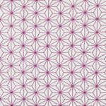 Fabric with an embroidered floral lattice print in maroon on a cream field.