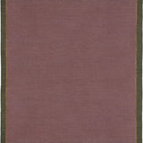 Purple rug with green border