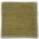 Flatweave dhurrie sample on white in light green