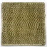Flatweave dhurrie sample on white in light green