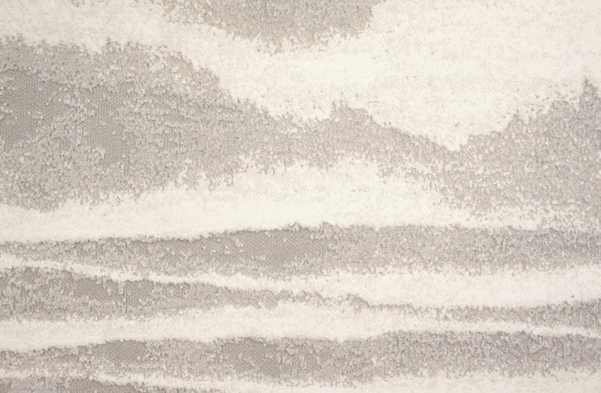 Broadloom carpet swatch textured design in light grey