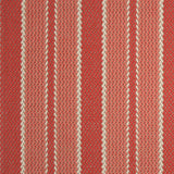 Striped flatweave runner in red and pink