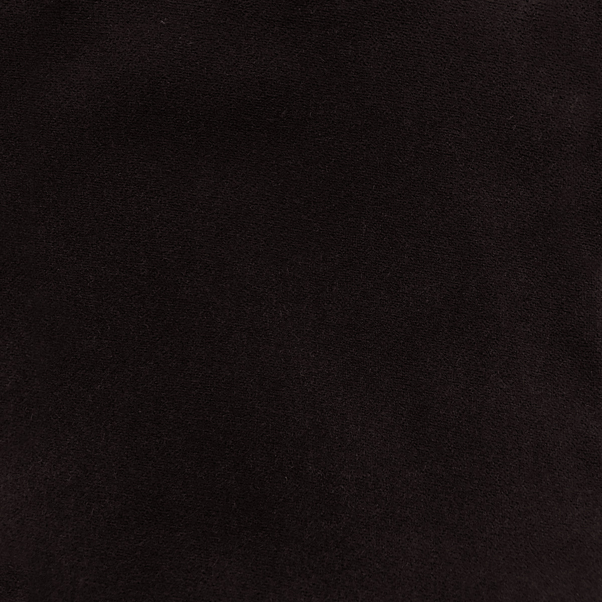 Detail of velvet fabric in black.