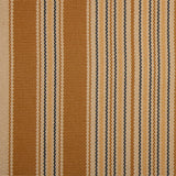 Striped flatweave runner in cream and mustard