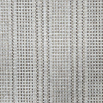 Broadloom carpet in dashed stripe pattern in shades of taupe with cream. 