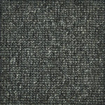 Broadloom carpet swatch in a textured pattern in a dark grey design