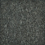 Broadloom carpet swatch in a textured pattern in a dark grey design