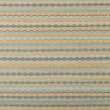 Patterned carpet with wavy stripes in pastel tones
