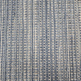 Berlin textural rug design in blue and ivory