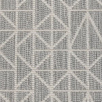 Broadloom carpet swatch geometric design in light grey