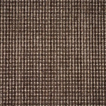 Broadloom carpet swatch in a stripe pattern in a brown design