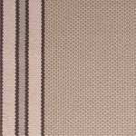 Striped flatweave runner in grey and neutral