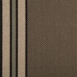 Striped flatweave runner in cream and grey 