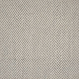 Broadloom carpet in a herringbone pattern in grey.