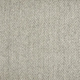 Broadloom carpet in a herringbone pattern in heather grey.