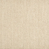 Broadloom carpet in a herringbone pattern in light tan. 