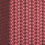 Striped herringbone flatweave runner in pink