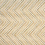Broadloom carpet with zig zag stripe in beige.