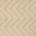 Broadloom carpet with zig zag stripe in tan.