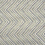 Broadloom carpet with zig zag stripe in slate grey. 