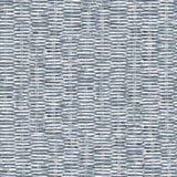 Detail of wallpaper in a textural checked print in navy on a white field.