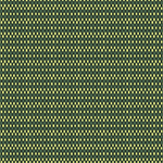 Scaled-out view of fabric in a small-scale geometric check print in shades of green, yellow and black.