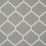 Broadloom carpet swatch in geometric pattern medium grey color