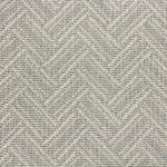 Broadloom carpet swatch in a zig zag pattern grey color