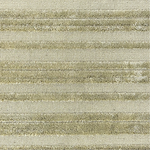 Textured carpet with horizontal loop and raised cut pile stripes in sage green.