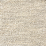 Textural bouclé broadloom carpet in cream.