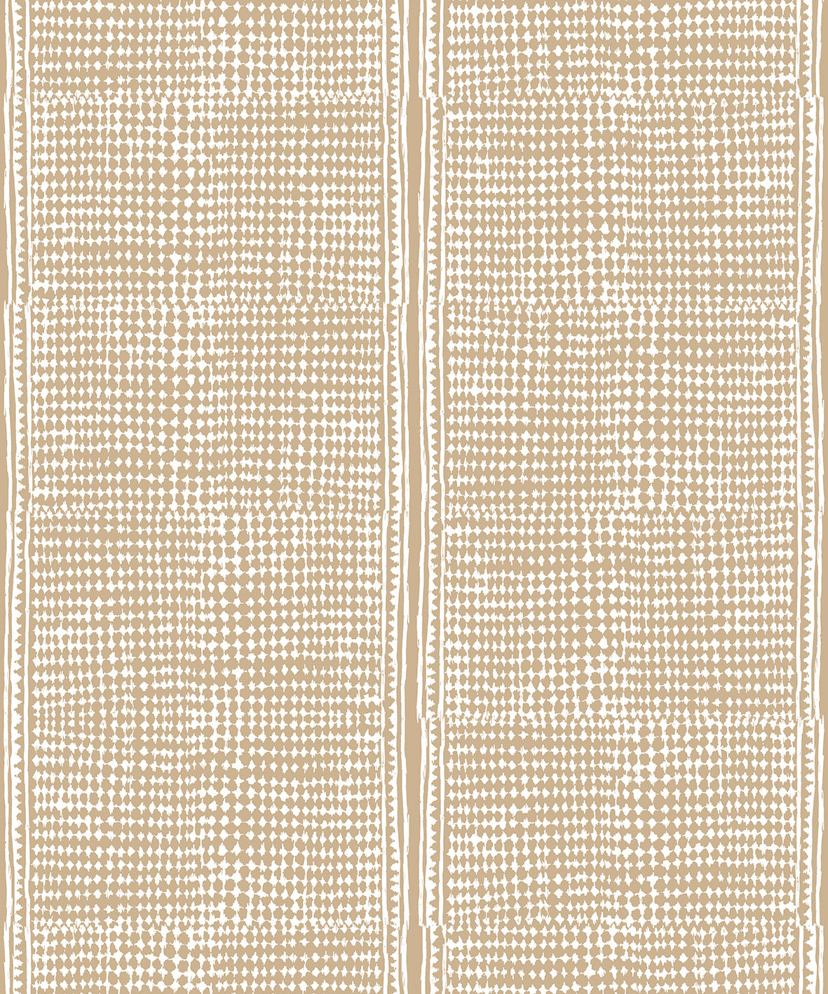 Subtle gridded geometric pattern in tan on a white background.