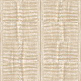 Subtle gridded geometric pattern in tan on a white background.