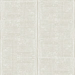 Subtle gridded geometric pattern in white on a grey background.