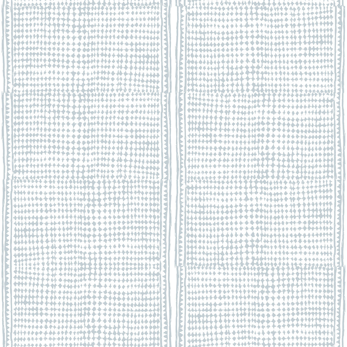 Subtle gridded geometric pattern in pale blue on a white background.