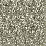 Pattern of small leaves on a green background