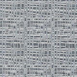 Detail of wallpaper in an irregular woven print in shades of gray and charcoal.