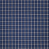 Broadloom carpet swatch in a checkered pattern in a blue design