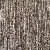 Broadloom carpet swatch in a striped pattern in a brown design