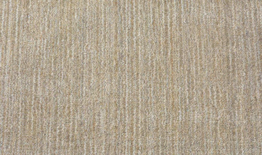 Broadloom carpet swatch in a striped pattern in a yellow grey design