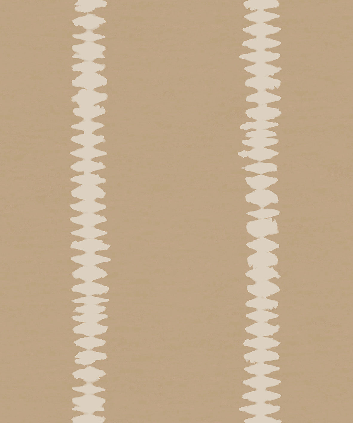 Beige background with white ink blot stripe
