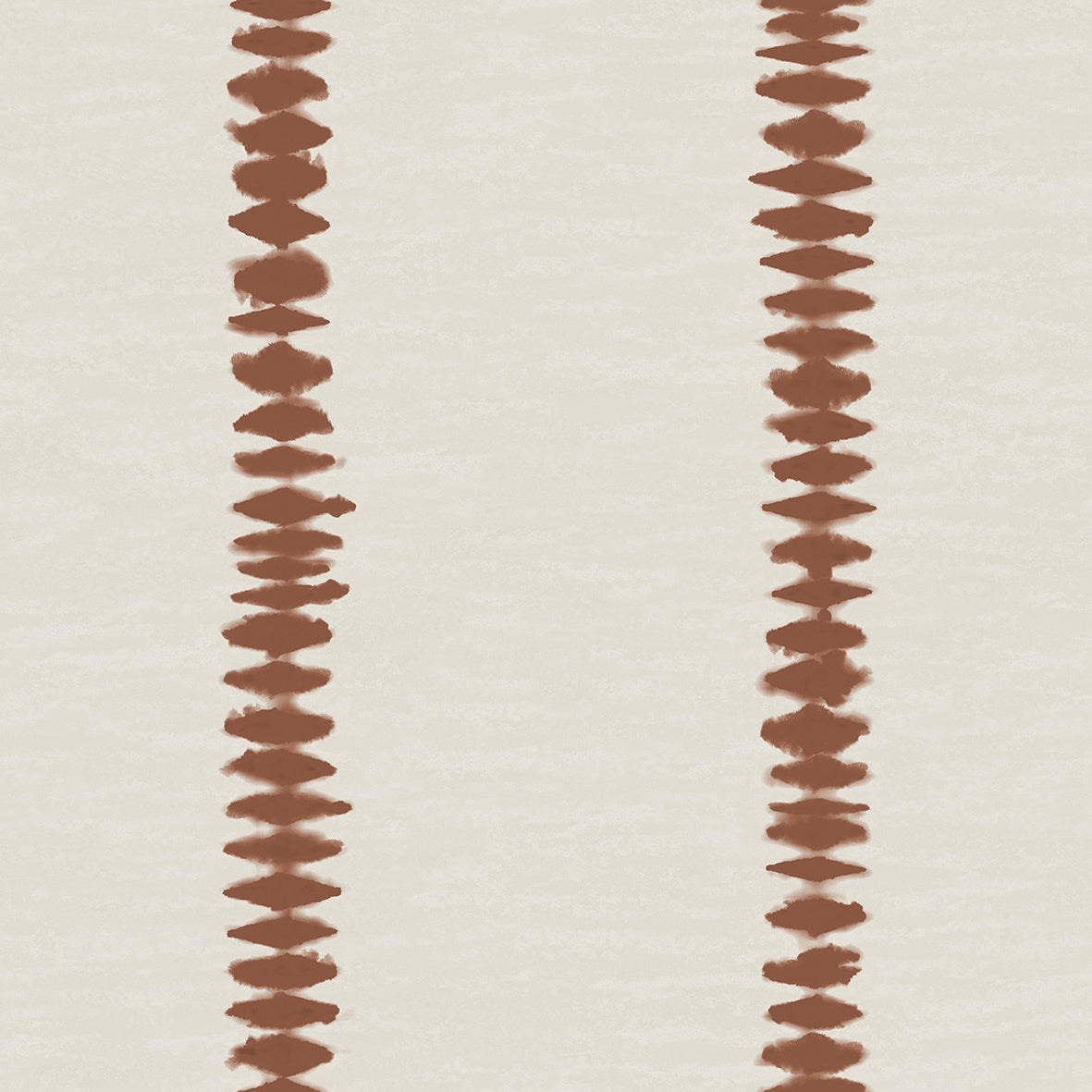 White background with brown ink blot stripe 
